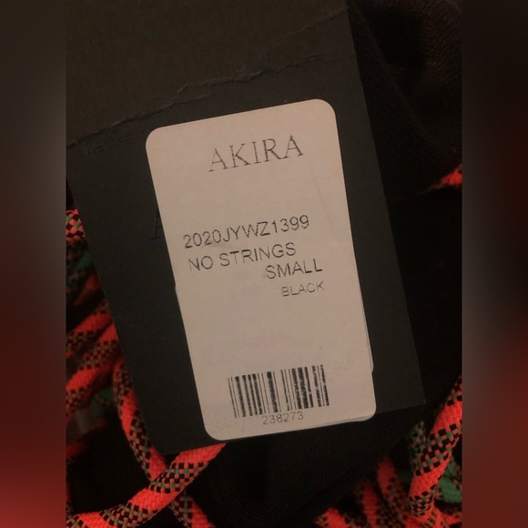 AKIRA NO STRINGS ATTACHED LACE UP JUMPSUIT SIZE: SMALL - Picture 8 of 8